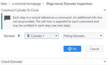 WizardPage "create_diameter" &ndash; Step 1