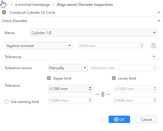 WizardPage "create_diameter" &ndash; Step 2