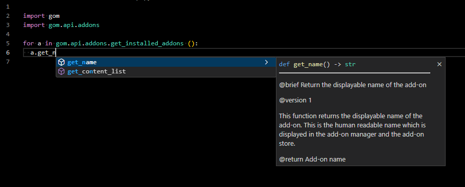 VSCode Intellisense