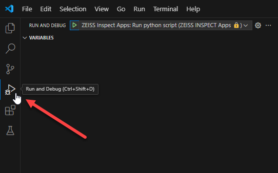 Run and Debug