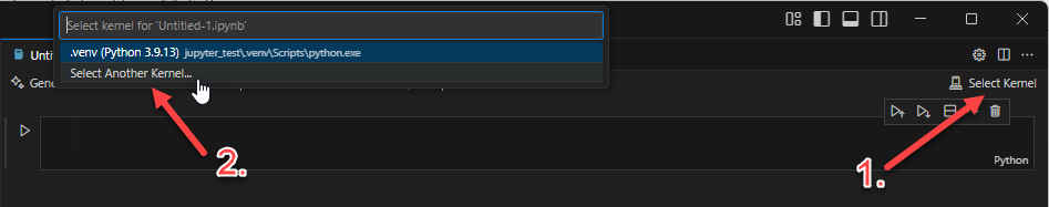 Select Kernel Select Another Kernel